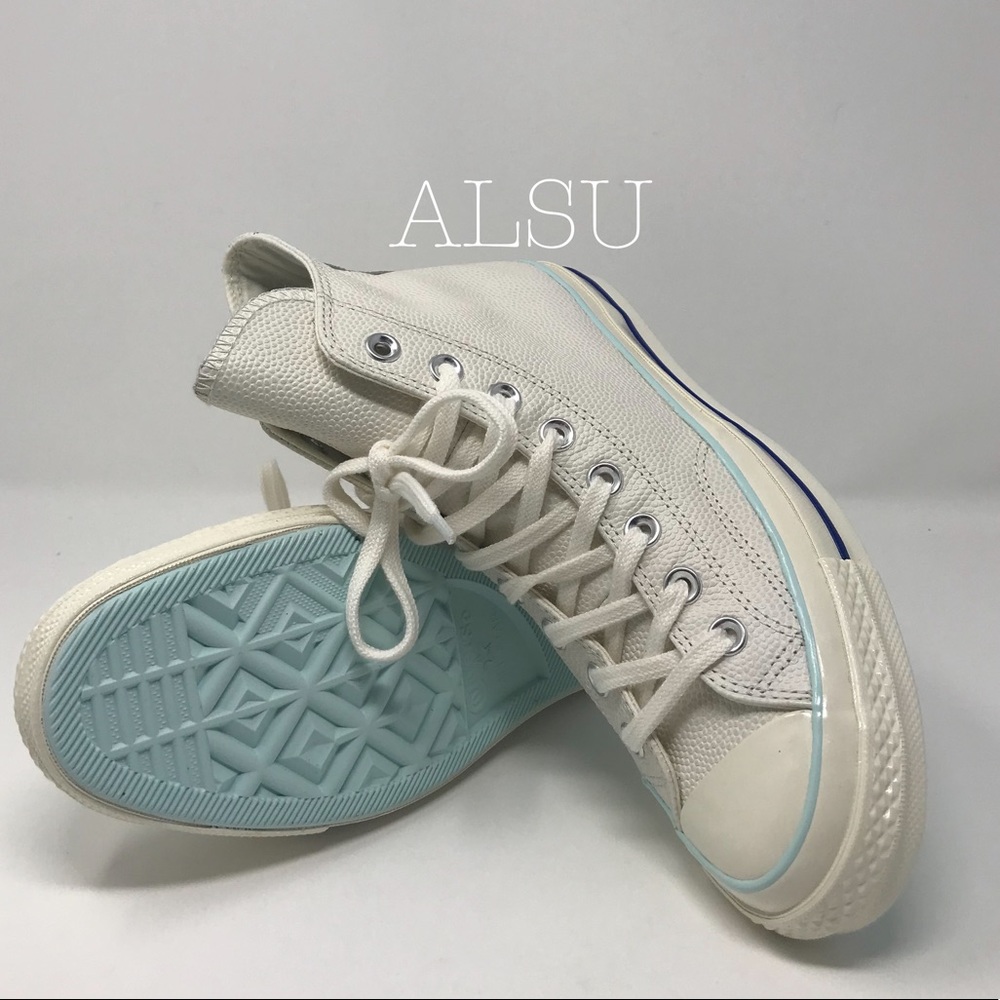 Converse Chuck 70 HI Leather Egret Teal W AUTHENT - Picture 4 of 8